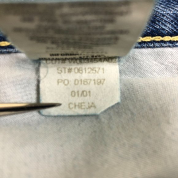 Vtg Y2K 00 Tommy Hilfiger Women's Roc Roc Jeans Sz 13 High Waist Cotton Med Wash - Picture 10 of 10